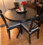 Tafel met 4 stoelen, Huis en Inrichting, Tafels | Eettafels, Gebruikt, Ophalen of Verzenden, Landelijk, Vier personen