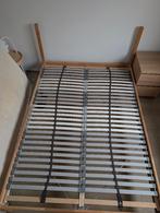 Bed + matras - gratis, Huis en Inrichting, Ophalen, Bruin, Tweepersoons, 140 cm