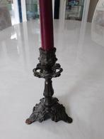 Antieke kandelaar ,15 cm hoog messing, Antiek en Kunst, Antiek | Kandelaars, Ophalen of Verzenden, Overige materialen