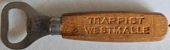Ouvre-bouteille en bois Westmalle Trappist
Il s'agit d'un, Collections, Marques de bière, Comme neuf, Ouvre-bouteille, Enlèvement ou Envoi