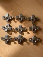 Montage plaatjes 9x, Ophalen of Verzenden, Nieuw, Inox, Scharnier