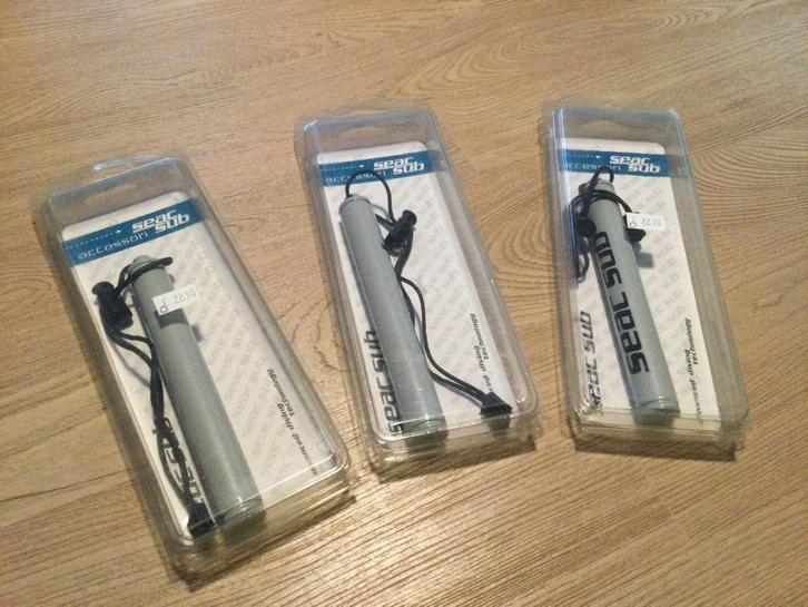 Uit Reststock : Seac Sub shakers met polskoord, Watersport en Boten, Duiken, Nieuw, Overige typen, Ophalen of Verzenden