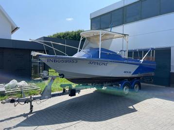Vissersboot visboot kajuitboot motorboot 150 PK Volvo Penta beschikbaar voor biedingen