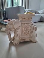 Keramieke plantentafel olifant, Huis en Inrichting, Ophalen, Gebruikt