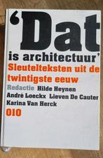 Dat is architectuur, Ophalen, Architecten