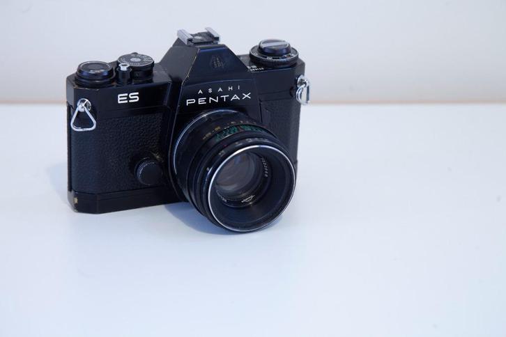 Pentax ES + Helios 44-2 camera, Audio, Tv en Foto, Fotocamera's Analoog, Gebruikt, Spiegelreflex, Pentax, Ophalen of Verzenden