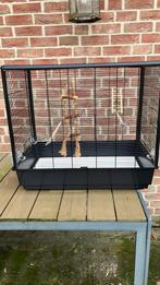 Prijsje: SAVIC VOGELKOOI GROOT MET TOEBEHOREN NU 85 EURO, Dieren en Toebehoren, Ophalen, Nieuw, Overige materialen, Vogelkooi