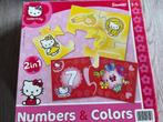 Numbers & Colors - Hello Kitty, Hobby en Vrije tijd, Minder dan 500 stukjes, Gebruikt, Legpuzzel, Ophalen