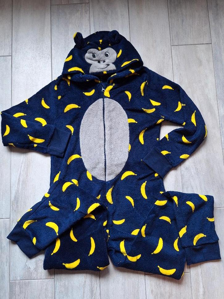 ★ M158/164 - Nieuwe Onesie Aap, Enfants & Bébés, Vêtements enfant | Taille 158, Neuf, Garçon, Vêtements de nuit ou Sous-vêtements