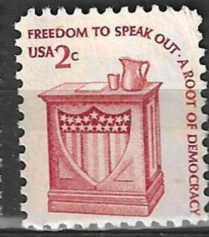 USA 1981 - Yvert 1363 - Spreekgestoelte (ST), Postzegels en Munten, Postzegels | Amerika, Gestempeld, Verzenden