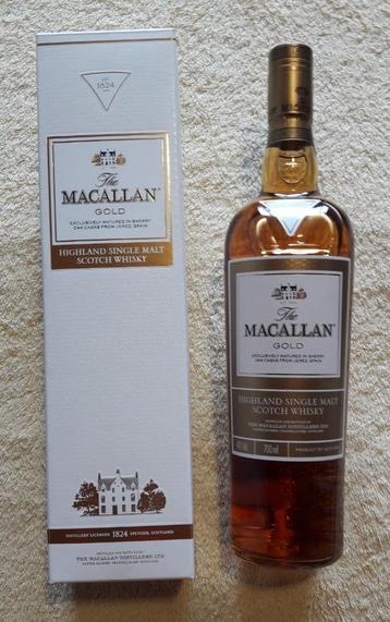 1 bouteille The Macallan Gold 1824 - Discontinued –Collector disponible aux enchères