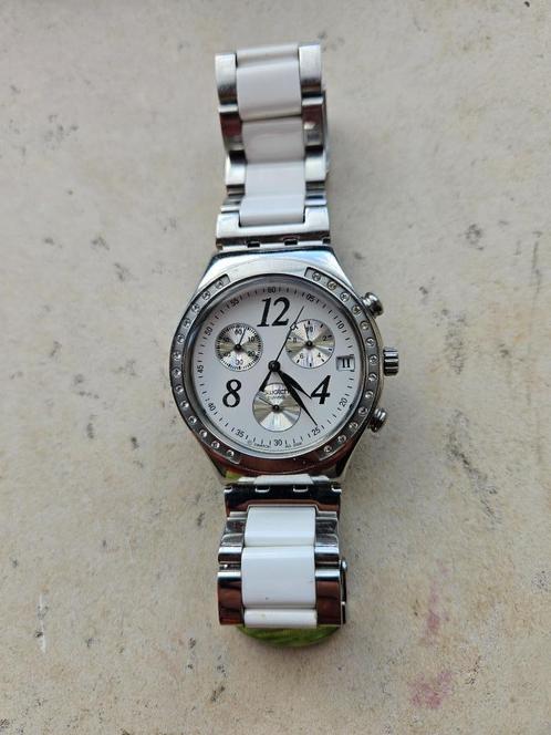 polshorloge Swatch, Handtassen en Accessoires, Horloges | Dames, Gebruikt, Polshorloge, Swatch, Staal, Staal, Ophalen of Verzenden
