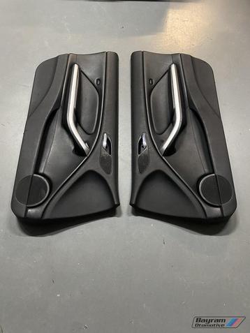 Bmw E46 coupe deurpanelen zwart leder voor cabrio 3-serie M3 beschikbaar voor biedingen