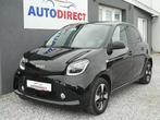 Smart forFour EQ Comfort+ Navi, Airco, Led, Pano, Camera,, Auto's, Automaat, 4 zetels, Zwart, Elektrisch