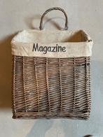 Rieten mandje voor magazines/kranten/…, Ophalen, Zo goed als nieuw