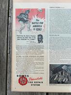 US WO2 advertentie BOWES met parachutisten, airborne, Ophalen of Verzenden
