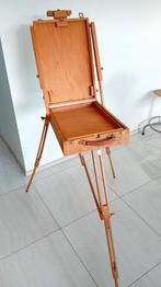 Vintage schildersezel en werktafel, Hobby en Vrije tijd, Ophalen of Verzenden, Zo goed als nieuw