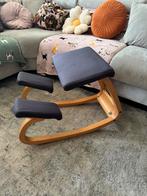 Stokke kniestoel schommelstoel blauwgrijs variable, Huis en Inrichting, Bureaustoelen, Ophalen, Gebruikt, Blauw, Bureaustoel
