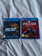 2 games voor ps4 Spiderman en Call of Duty Black Ops 6, Games en Spelcomputers, Ophalen of Verzenden, Zo goed als nieuw