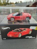 Ferrari 458 Spider 1/43 Hotwheels Elite, Ophalen of Verzenden, Zo goed als nieuw, Auto, Overige merken