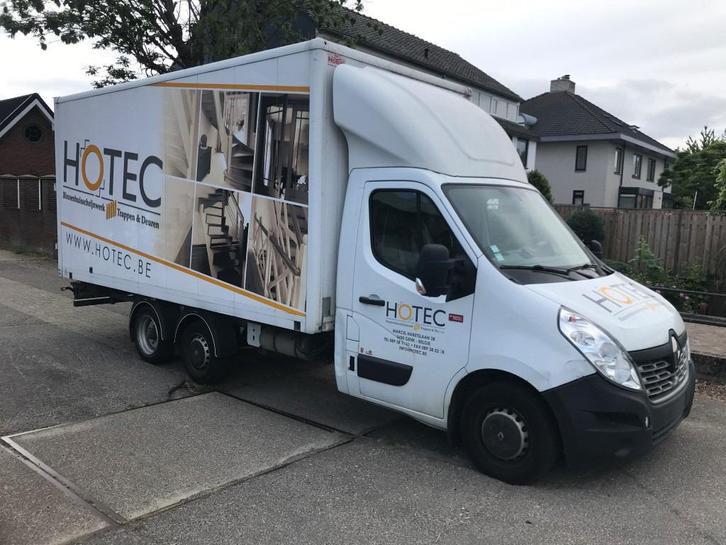 XL Meubelbak, Noyens Renault Master, 2000kg laden! Euro 6, Auto's, Bestelwagens en Lichte vracht, Particulier, ABS, Achteruitrijcamera