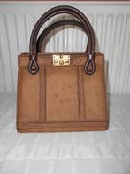 OUD LEDEREN HANDTASJE, Ophalen of Verzenden, Gebruikt, Bruin, Handtas
