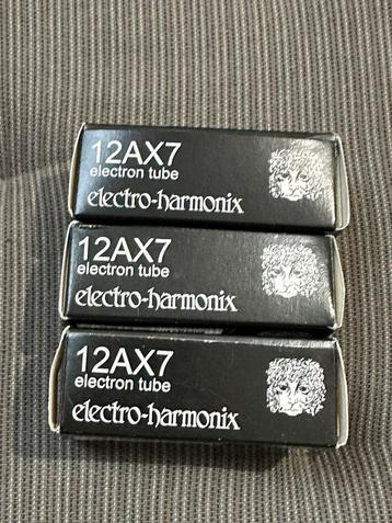 Lot 3 x lampes 12AX7 pour Amplificateur Guitare 