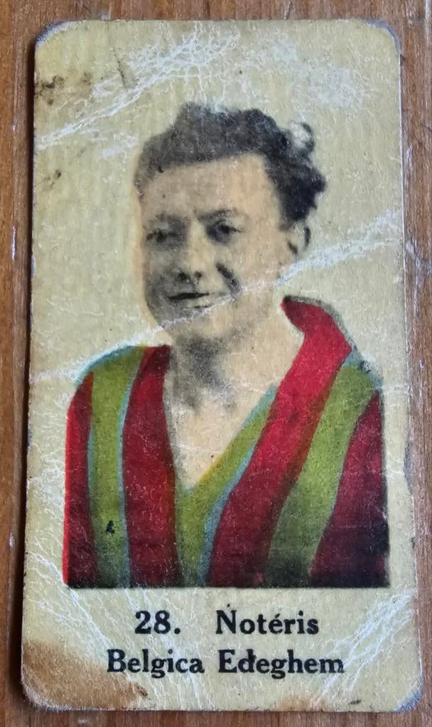Années 1930 (avant le panini) 2.8 Notéris Belgica F.C. !, Enlèvement ou Envoi, Comme neuf, Autocollant