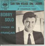 Bobby Solo - Sur ton visage une larme (Cover !)   - 1964 -, Cd's en Dvd's, Ophalen of Verzenden, 7 inch, Pop, Single