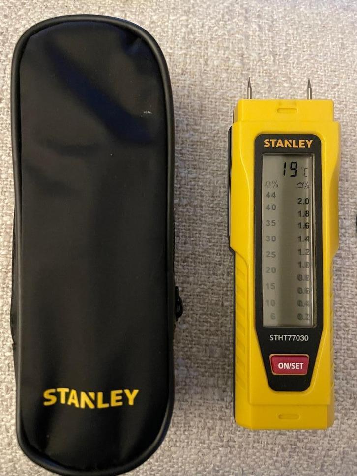 Vochtmeter Stanley, Doe-het-zelf en Bouw, Meetapparatuur, Zo goed als nieuw, Ophalen