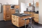 Meubles de cuisine chêne massif vernis design, Huis en Inrichting, Keuken | Complete keukens, Ophalen, Overige kleuren, Overige typen