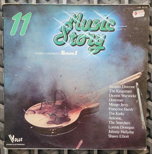 LP Music Story 11 (J. Halliday, J. Dutronc,..), CD & DVD, Vinyles | Pop, Utilisé, 1960 à 1980, Enlèvement ou Envoi