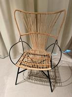 Leuke rotanzetel met hoge leuning, Ophalen, Bohemian - Bohochic - Japandi, Zo goed als nieuw, Eén