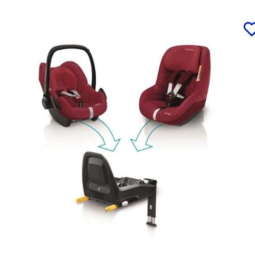 Autostoel Set zwart  maxi-cosi - newborn tot 5 jaar -3 stuks, Kinderen en Baby's, Autostoeltjes, Zo goed als nieuw, Maxi-Cosi
