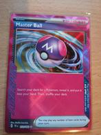 Engelse TEF-editie Pokémon Master Ball-kaart, Losse kaart, Zo goed als nieuw, Verzenden