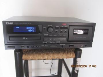 Teac CD player/Cassettedeck AD-850 prachtstaat, met waarborg