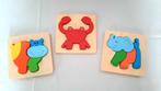 Houten legpuzzels dieren, Ophalen, Zo goed als nieuw, Overige typen