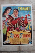filmaffiche Fernandel Don Juan 1956 filmposter, Cinéma et TV, Utilisé, Enlèvement ou Envoi, Rectangulaire vertical