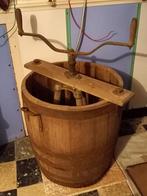 Ancienne machine à laver en bois, manuelle, Enlèvement