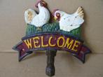 Curiosa kapstok haak voor bel kapstokhaak welcome gietijzer, Antiek en Kunst, Ophalen of Verzenden