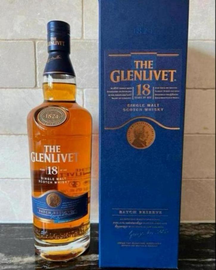Whisky Batch R the Glenlivet 18years (eerste bottelingsjaar), Verzamelen, Wijnen, Nieuw, Overige typen, Overige gebieden, Vol