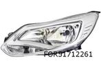 Ford Focus III (3/11-1/15) koplamp Links (chome / alu. inleg, Nieuw, Ford, Verzenden