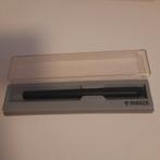 PARKER ROLLERBALL EN MÉTAL NOIR SATINE *KNACK*BOXED*, Parker, Avec publicité, Comme neuf, Enlèvement