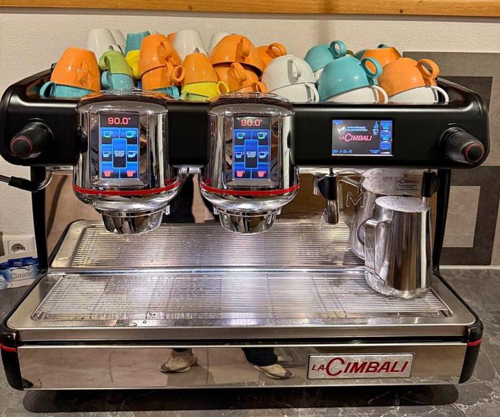 La cimbali M100 gt in topstaat werkend tweegroep, Elektronische apparatuur, Koffiezetapparaten, Ophalen