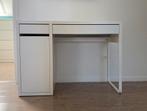 Bureau wit type Micke-Ikea in nieuwstaat, Enlèvement, Comme neuf, Bureau