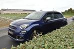 FIAT 500X 1.5 Hybrid SPORT CAMERA / PDC / APPLE CAR, Auto's, Fiat, 4 cilinders, Blauw, 500X, Leder