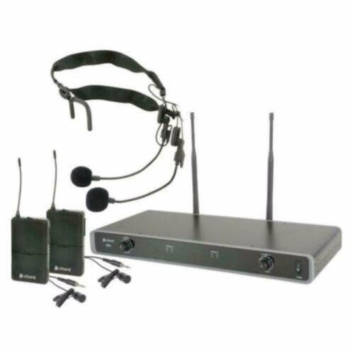 Citronic dubbel draadloos UHF headset microfoons, Muziek en Instrumenten, Microfoons, Nieuw, Overige typen, Draadloos, Ophalen of Verzenden