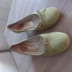 Jhay ballerina olijfgroen hakje 3.5 cm maat 44, Ophalen, Jhay, Gedragen, Groen