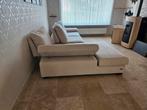 hoeksalon beige stof, Huis en Inrichting, Ophalen, Gebruikt