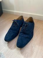 Donkerblauwe kostuumschoenen Floris van bommel., Kleding | Heren, Ophalen, Blauw, Floris van Bommel, Gedragen